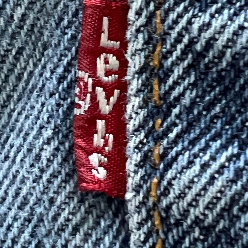 Levi's Regular Fit Jeans Men’s 505 100% Cotton Flat Front Size 38 x 32 - Picture 8 of 12